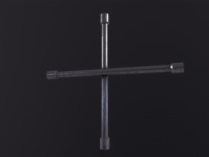 Lug Wrench 3D Model