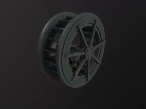Water wheel 3D Model