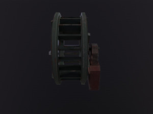 Water wheel Modelo 3D