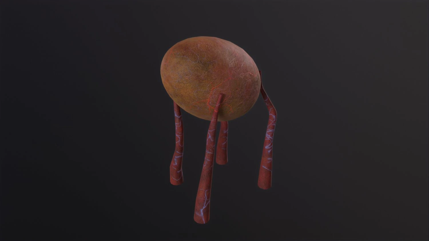 Alien Flora 3D Model .c4d .max .obj .3ds .fbx .stl .blend 