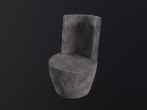 Stone chair 3D Model