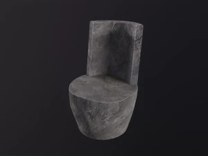 Stone chair 3D Model
