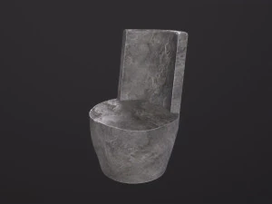 Stone chair 3D Model