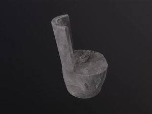 Stone chair 3D Model