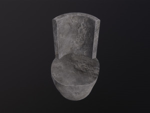 Stone chair 3D Model