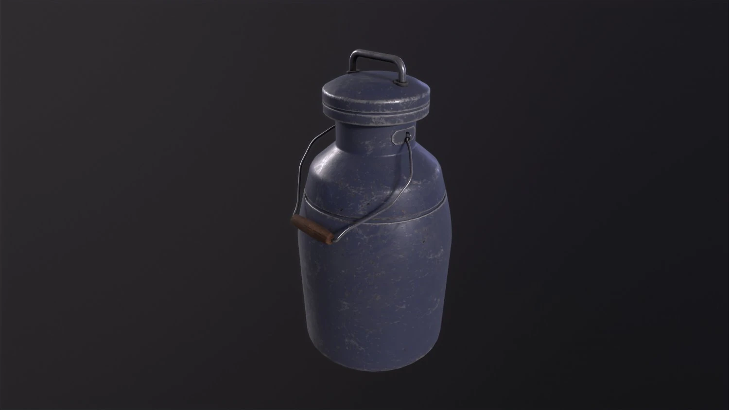 Milk jug 3D Model .c4d .max .obj .3ds .fbx .stl .blend 