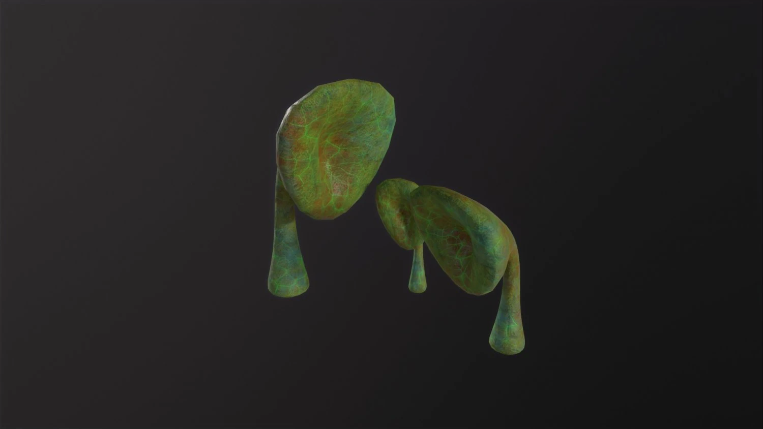 Alien Flora 3D Model .c4d .max .obj .3ds .fbx .stl .blend 