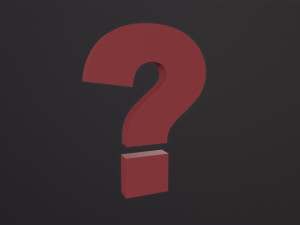 Question Mark Modelo 3D