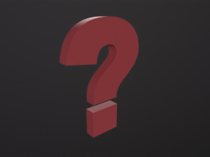 Question Mark Modelo 3D