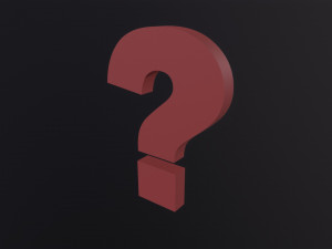 Question Mark Modelo 3D