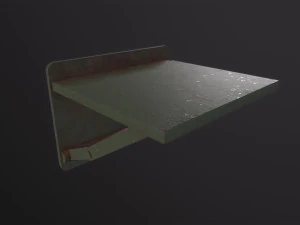 Old Prision Desk 3D Model