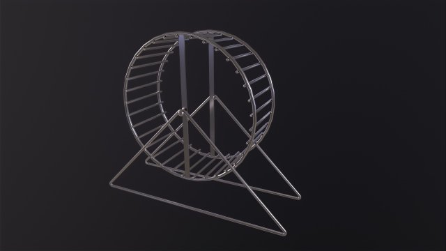 Hamster Wheel 3Dモデル .c4d .max .obj .3ds .fbx .stl .blend 