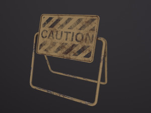 Traffic Barrier 3D मॉडल