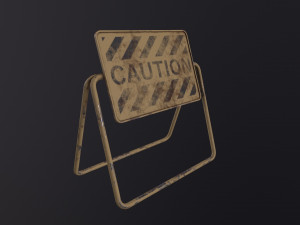 Traffic Barrier Modello 3D