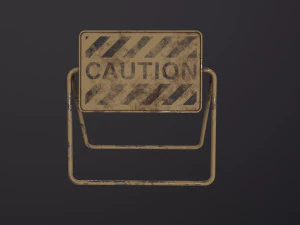 Traffic Barrier 3D Model