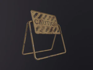 Traffic Barrier 3D Model