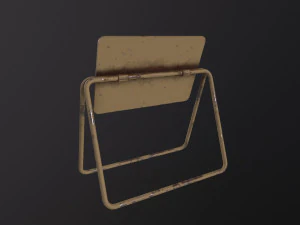 Traffic Barrier 3D Model