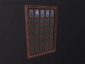 Window Old Factory 3D Model
