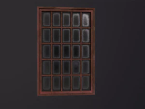 Window Old Factory 3D Model