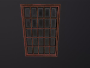 Window Old Factory 3D Model