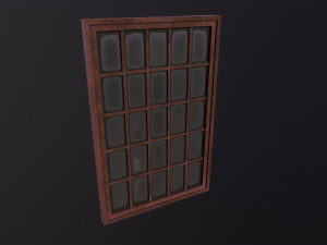 Window Old Factory 3D Model