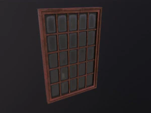 Window Old Factory 3D Model