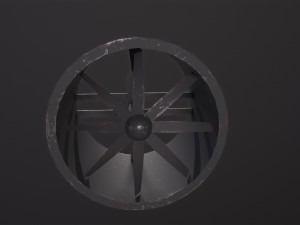 Axial Flow Fan Model 3D