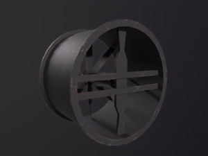 Axial Flow Fan Model 3D
