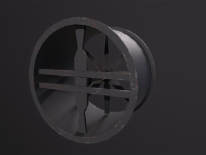 Axial Flow Fan Model 3D