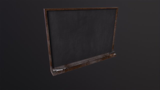 Chalkboard Modelo 3D .c4d .max .obj .3ds .fbx .stl .blend 