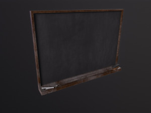 Chalkboard 3D Model