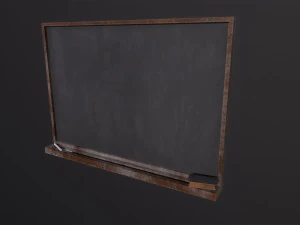Chalkboard 3D Model