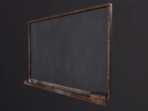 Chalkboard 3D Model