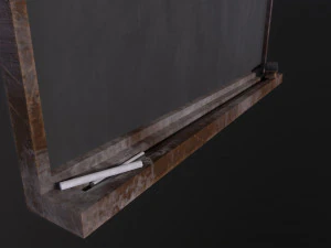Chalkboard 3D Model