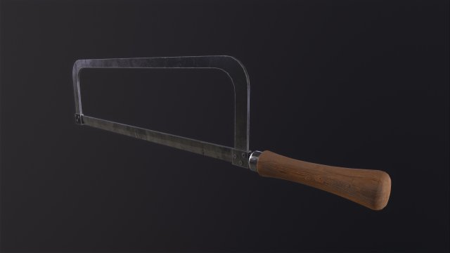 Hack Saw Modelo 3D .c4d .max .obj .3ds .fbx .stl .blend 