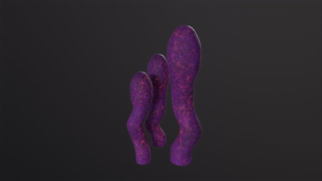 Alien Flora 3D-Modell .c4d .max .obj .3ds .fbx .stl .blend 
