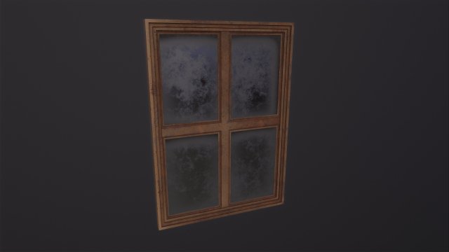 Window Old Factory Modelo 3D .c4d .max .obj .3ds .fbx .stl .blend 