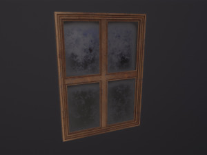 Window Old Factory 3D Model