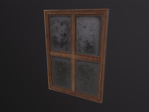 Window Old Factory Modelo 3D