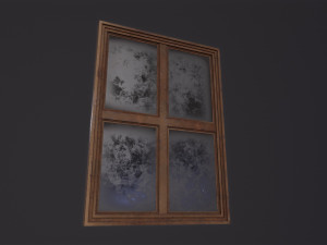 Window Old Factory Modelo 3D