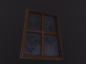 Window Old Factory Modelo 3D
