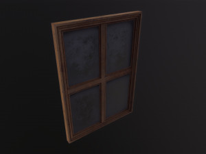 Window Old Factory Modelo 3D