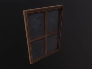 Window Old Factory 3D Model
