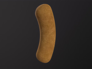 Cheese Puff Snack 3D Model
