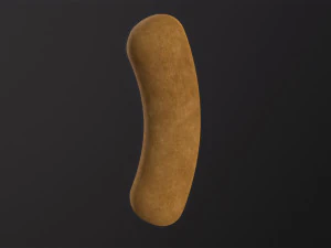 Kaas Bladerdeeg Snack 3D Model