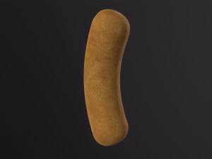 Cheese Puff Snack 3D Model