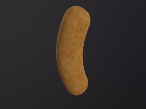 Cheese Puff Snack 3D Model