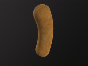 Cheese Puff Snack 3D Model