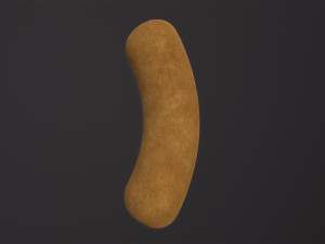 Cheese Puff Snack 3D Model