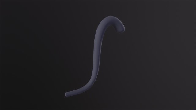 Cat Tail 3D Модель .c4d .max .obj .3ds .fbx .stl .blend 